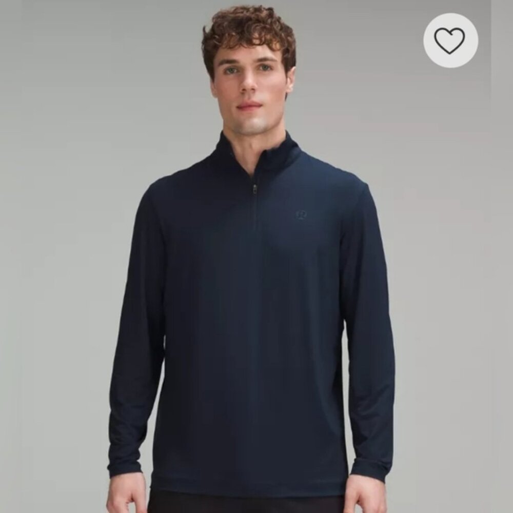 Lululemon Sport Long sleeve Half Zip Size Small Dark Blue